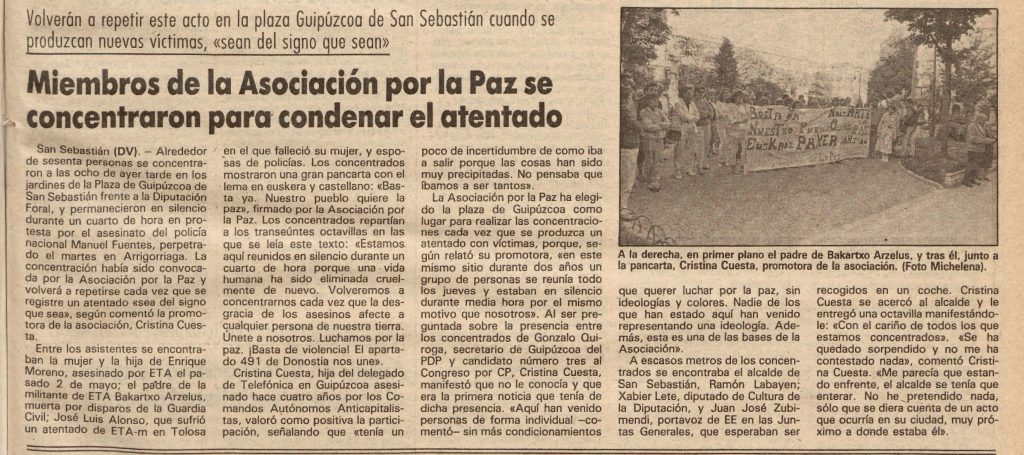 El Diario Vasco, 22 de mayo de 1986