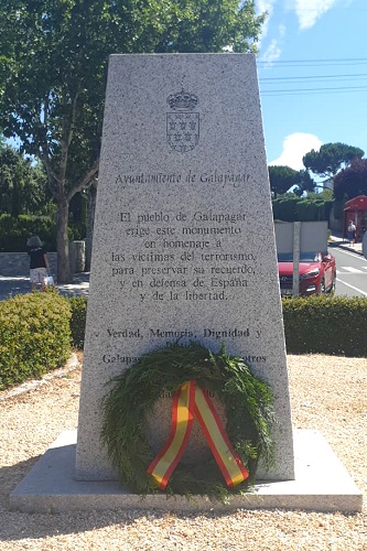 Monumento víctimas del terrorismo Galapagar