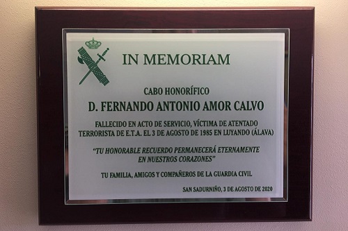 Placa Fernando Amor Calvo