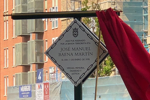 Placa José Manuel Baena Martín
