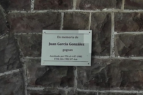 Placa Juan Antonio García González