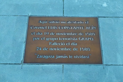Placa Luis Constante Acín
